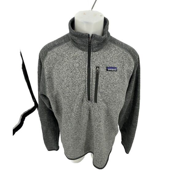 Patagonia Better Sweater 1/4 Quarter Zip Jacket Men's XL Stonewash - Picture 1 of 9